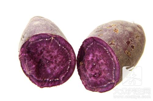 紫薯稀饭怎么是蓝色的